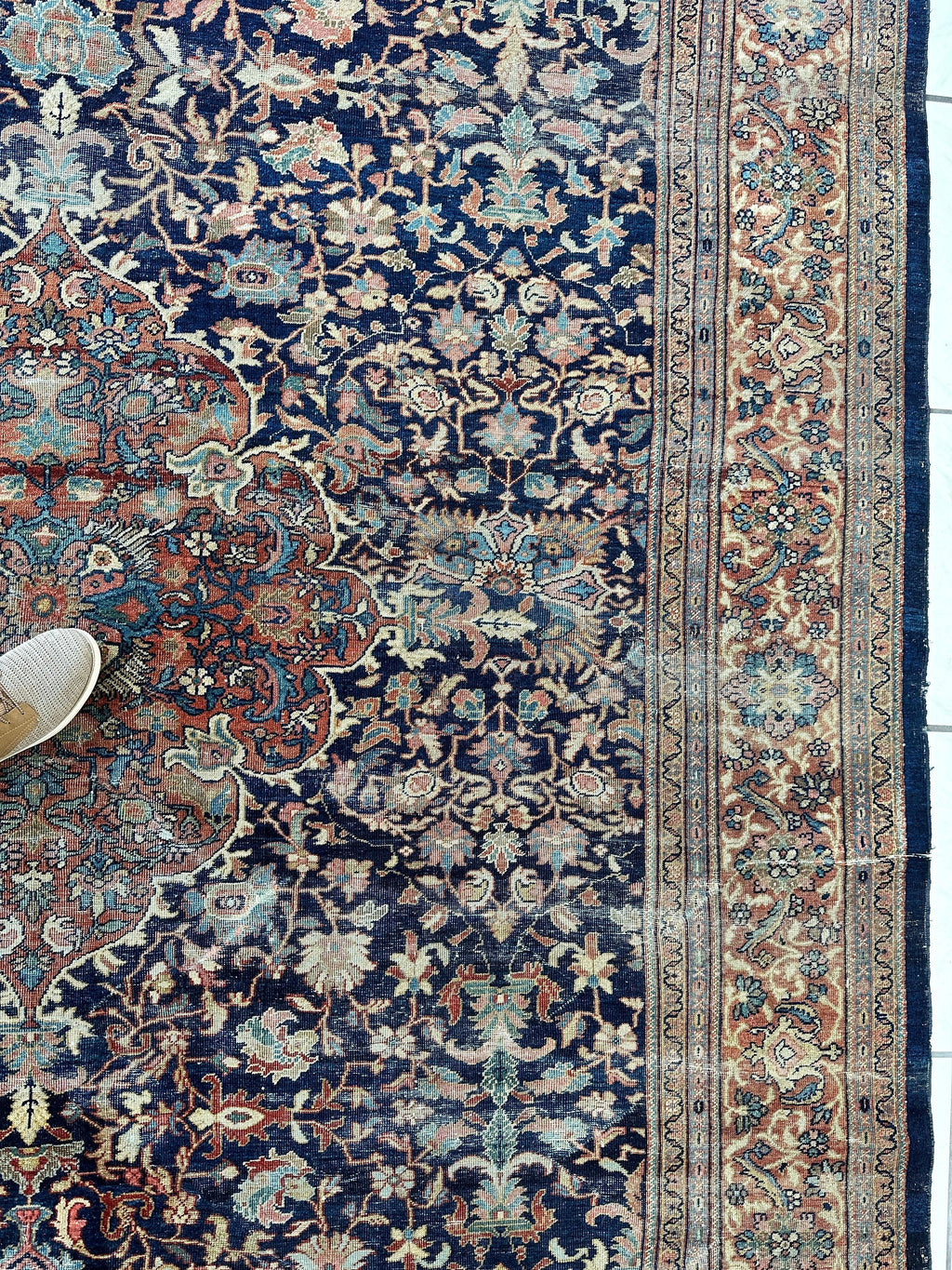 Antique Persian Mahal Rug — Circa 1900 | 8'3" x 12'