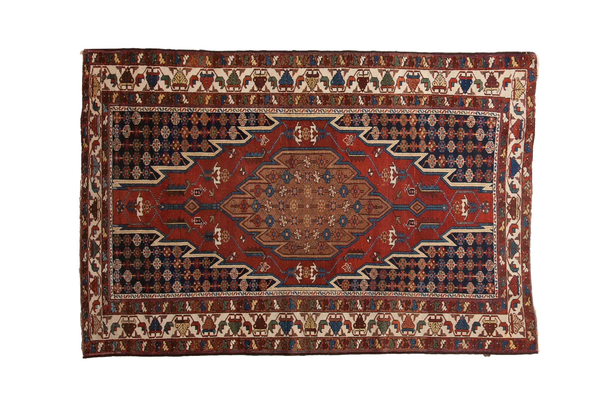 Vintage Persian Hamadan Rug — 1930s | 4'3" x 6'5"
