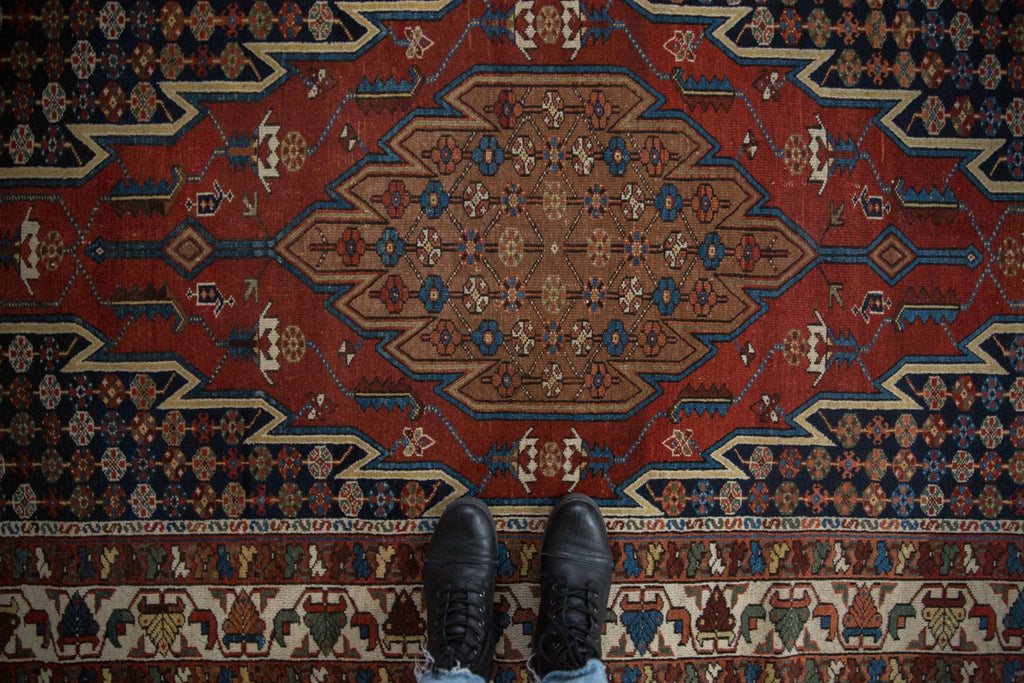 Vintage Persian Hamadan Rug — 1930s | 4'3" x 6'5"