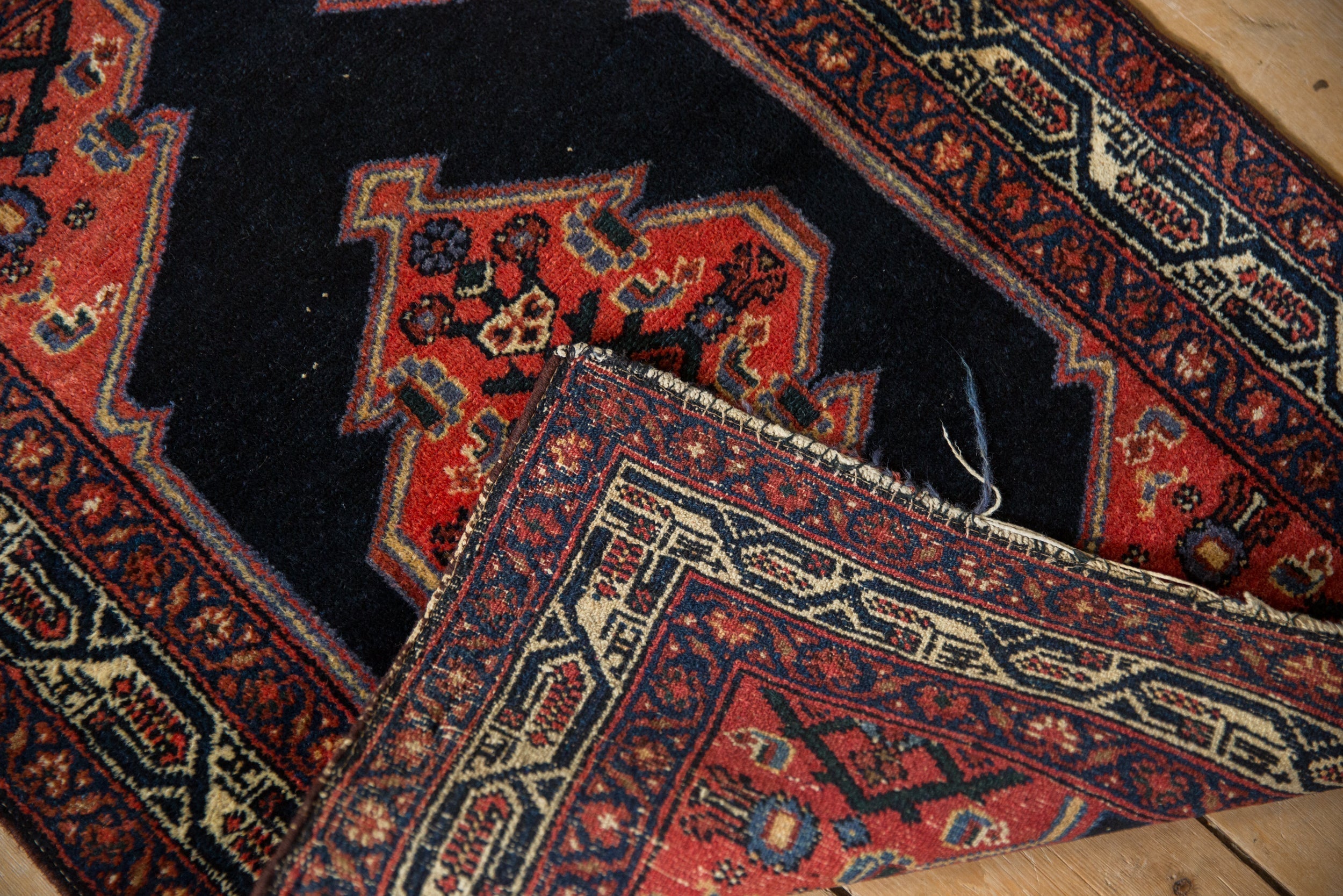 Vintage Persian Malayer Rug Mat — 1940s | 2'3" × 2'11"