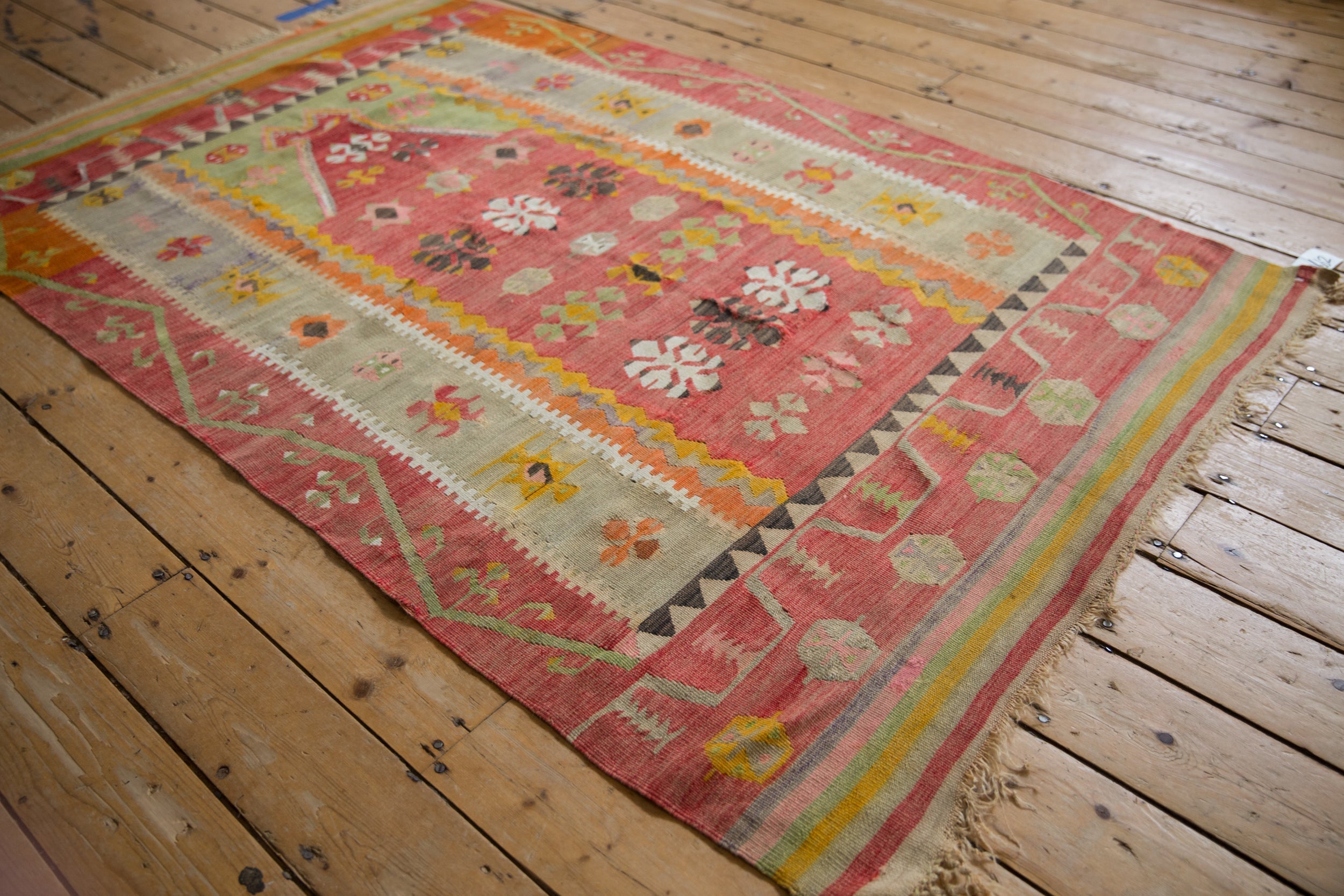 Vintage Turkish Prayer Kilim — 1930s | 4' x 6'10"