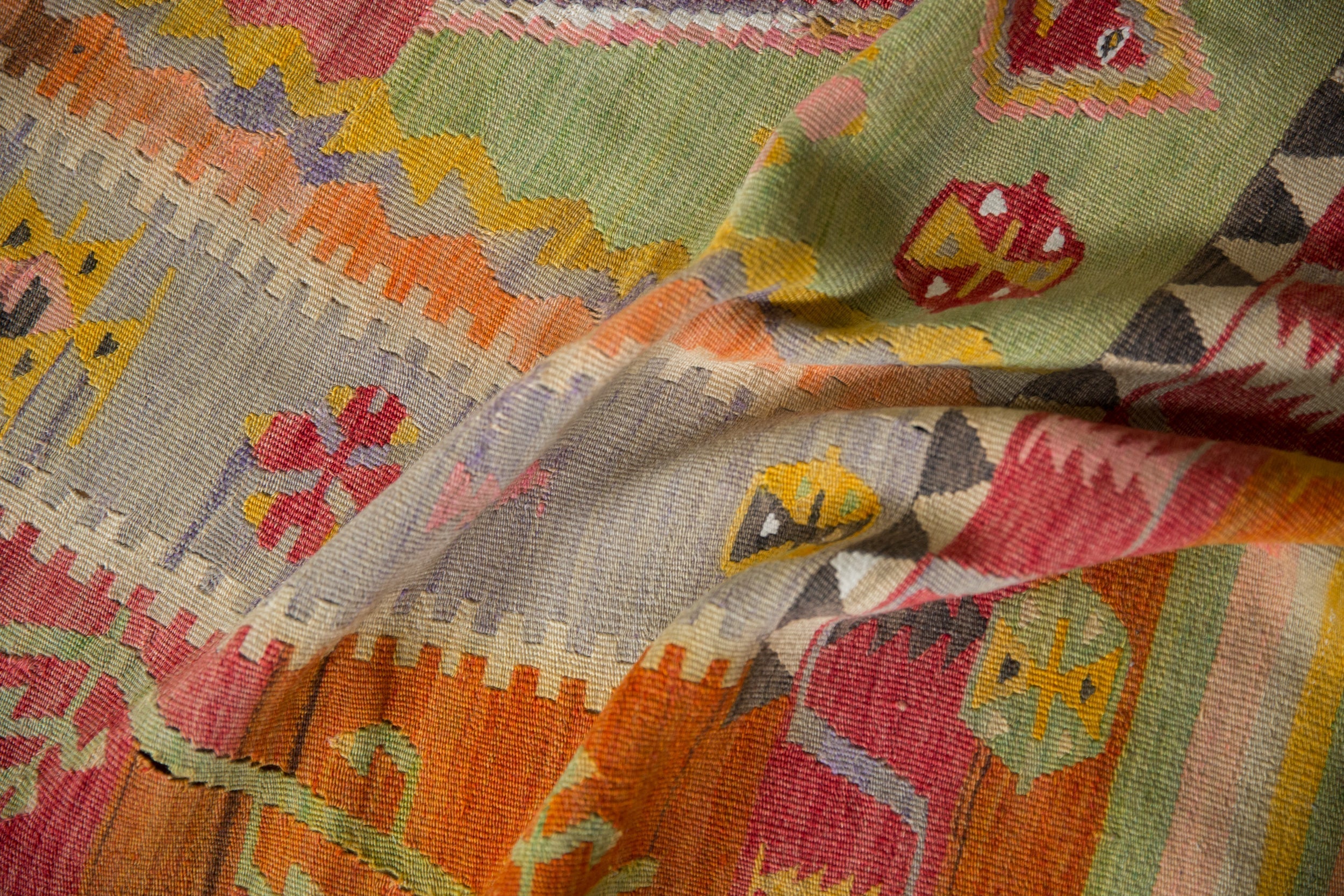 Vintage Turkish Prayer Kilim — 1930s | 4' x 6'10"