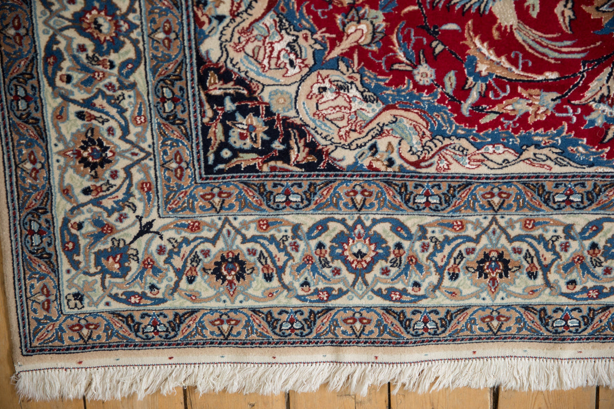 Vintage Persian Nain Rug — 1970s | 5'5" x 9'1"