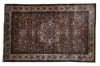 Antique Persian Kashan Silk Area Rug — 1900–1915 | 4'3" × 6'8"