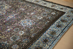 Antique Persian Kashan Silk Area Rug — 1900–1915 | 4'3" × 6'8"