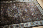 Antique Persian Kashan Silk Area Rug — 1900–1915 | 4'3" × 6'8"