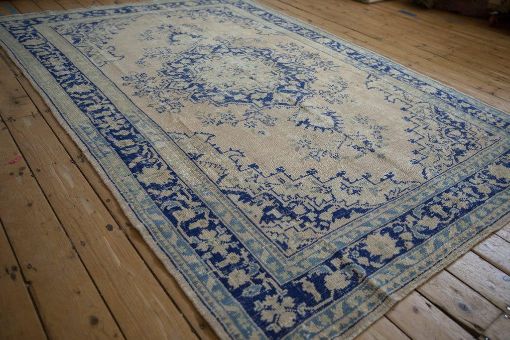 Vintage Turkish Oushak Rug — 1960s | 6'7" x 9'5"