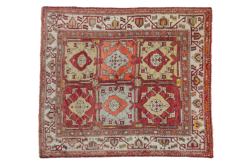 Vintage Turkish Oushak Carpet — 1960s | 5'9" × 6'5"