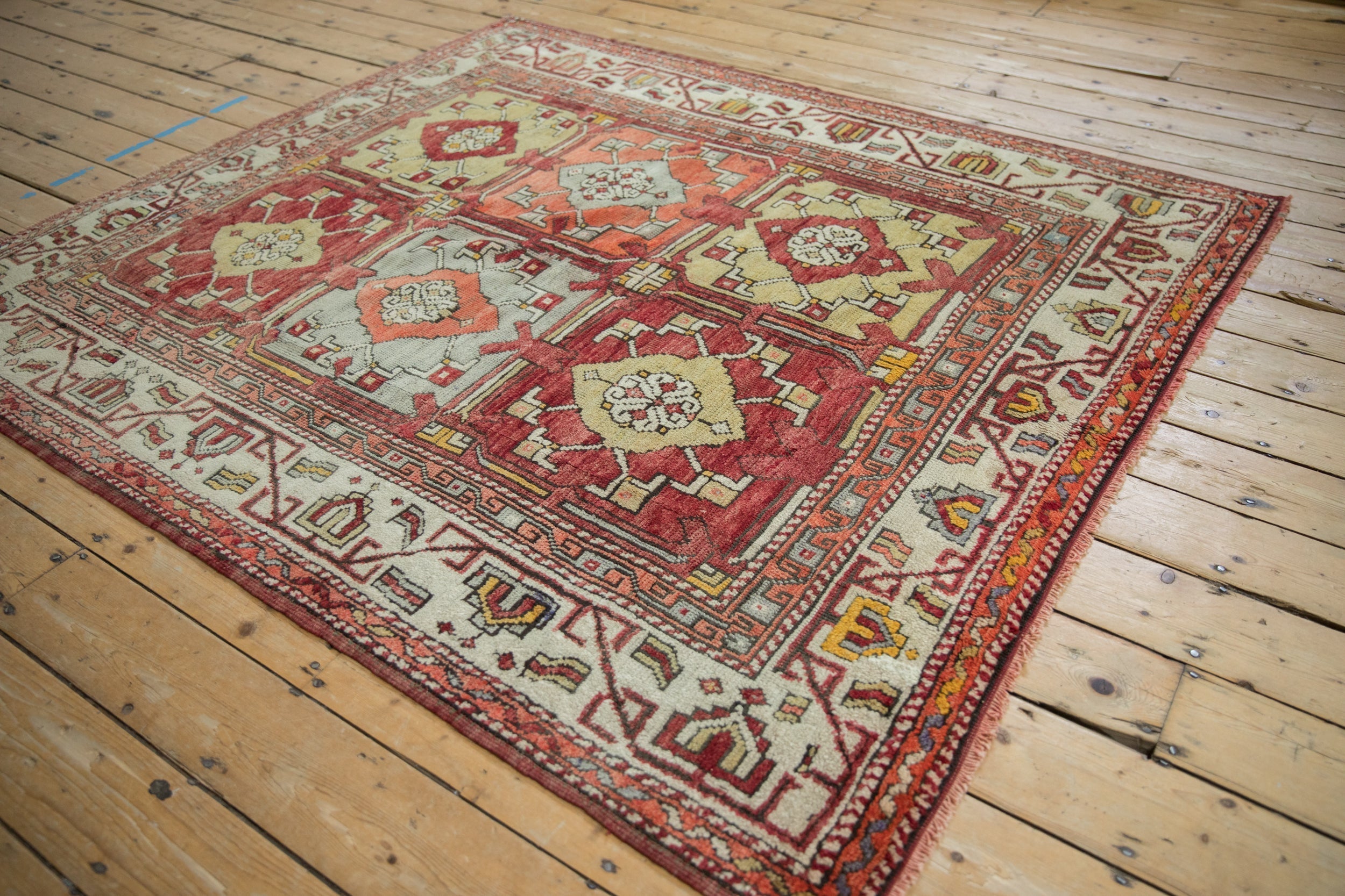 Vintage Turkish Oushak Carpet — 1960s | 5'9" × 6'5"