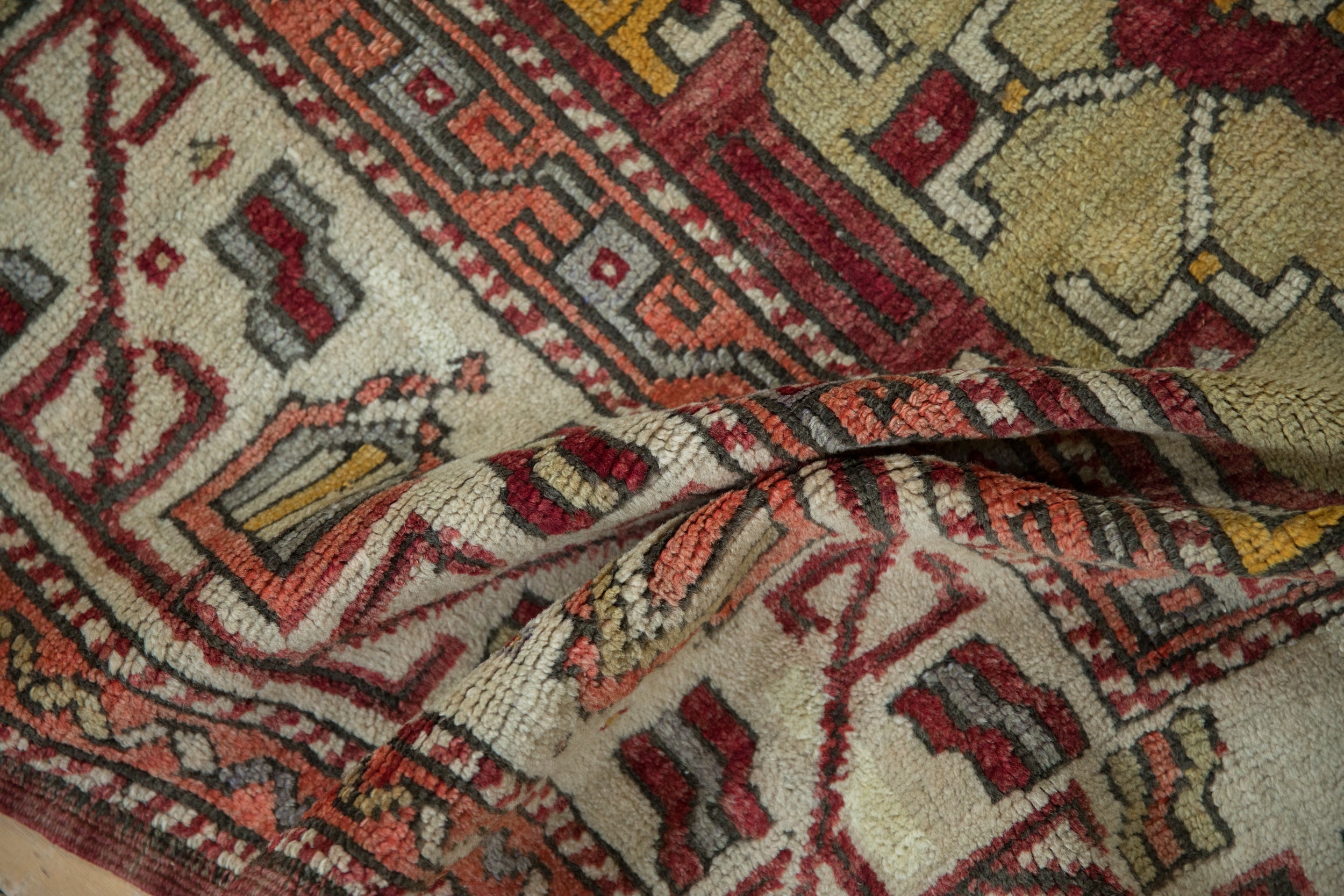 Vintage Turkish Oushak Carpet — 1960s | 5'9" × 6'5"