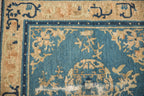 Antique Chinese Peking Square Rug — 1910s | 2'9" × 3'