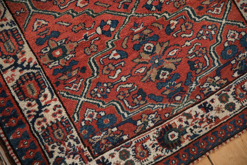 Vintage Persian Malayer Square Rug — 1940s | 2'8" × 2'10"
