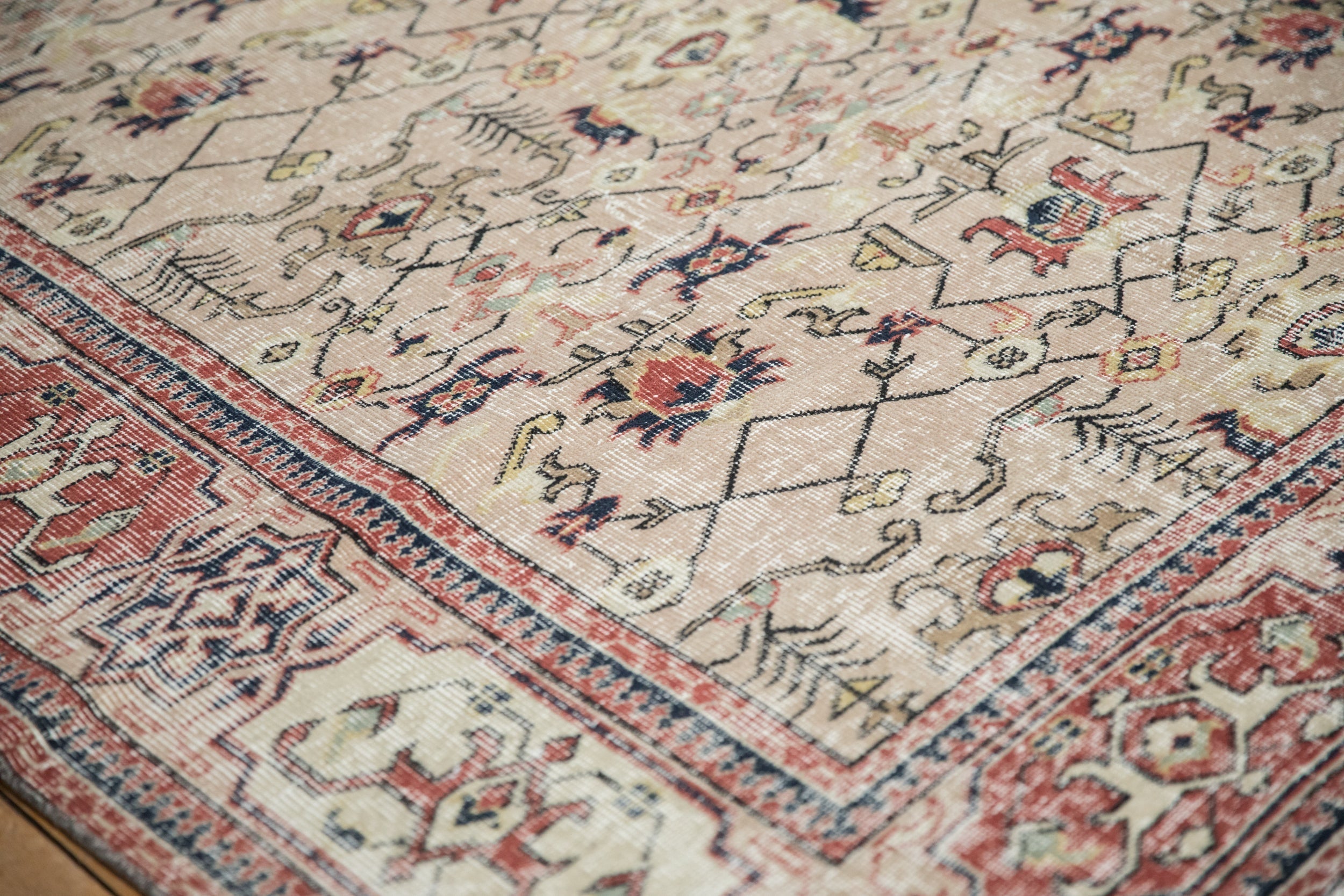 Vintage Turkish Sparta Area Rug — 1970s | 5'5" × 7'10"