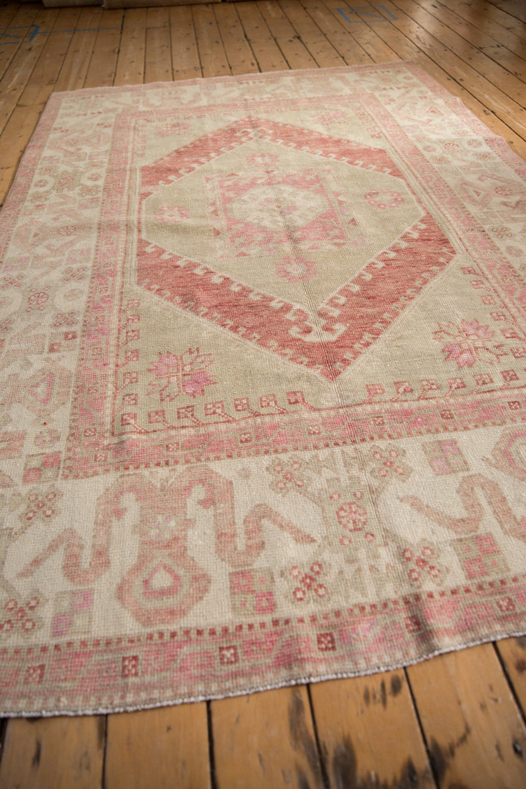 Vintage Turkish Oushak Rug — 1970s | 5'10" x 8'6"
