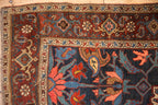 Antique Persian Kurdish Bijar Rug — 1920s | 4'6" x 6'1"