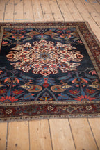 Antique Persian Kurdish Bijar Rug — 1920s | 4'6" x 6'1"