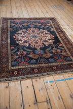 Antique Persian Kurdish Bijar Rug — 1920s | 4'6" x 6'1"