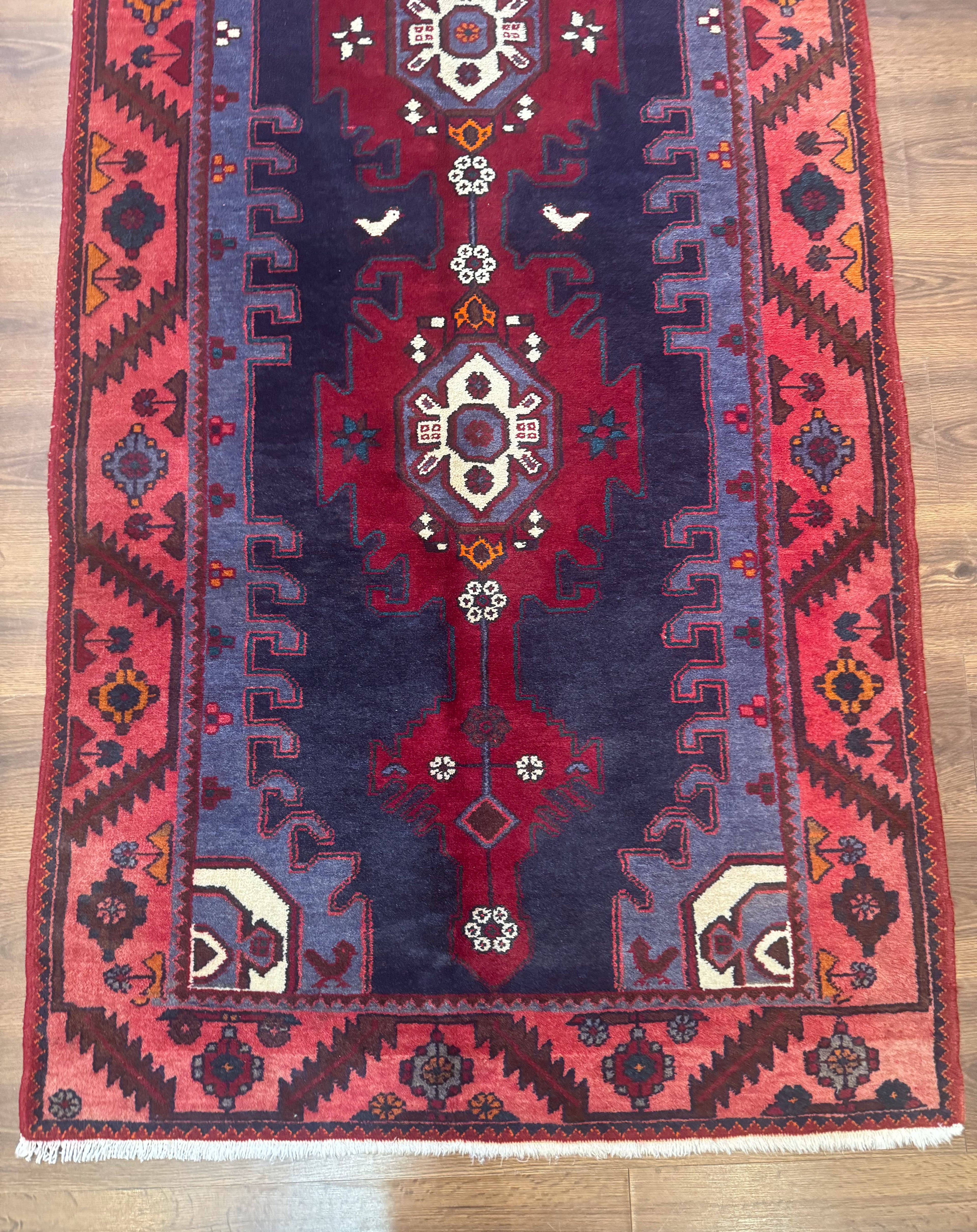 Vintage Persian Karajeh Runner — 1950s | 3'6" x 9'5"