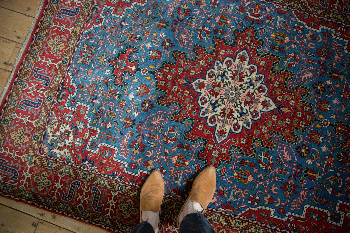 Vintage Persian Qom Rug — 1960s | 4'4" x 6'8"