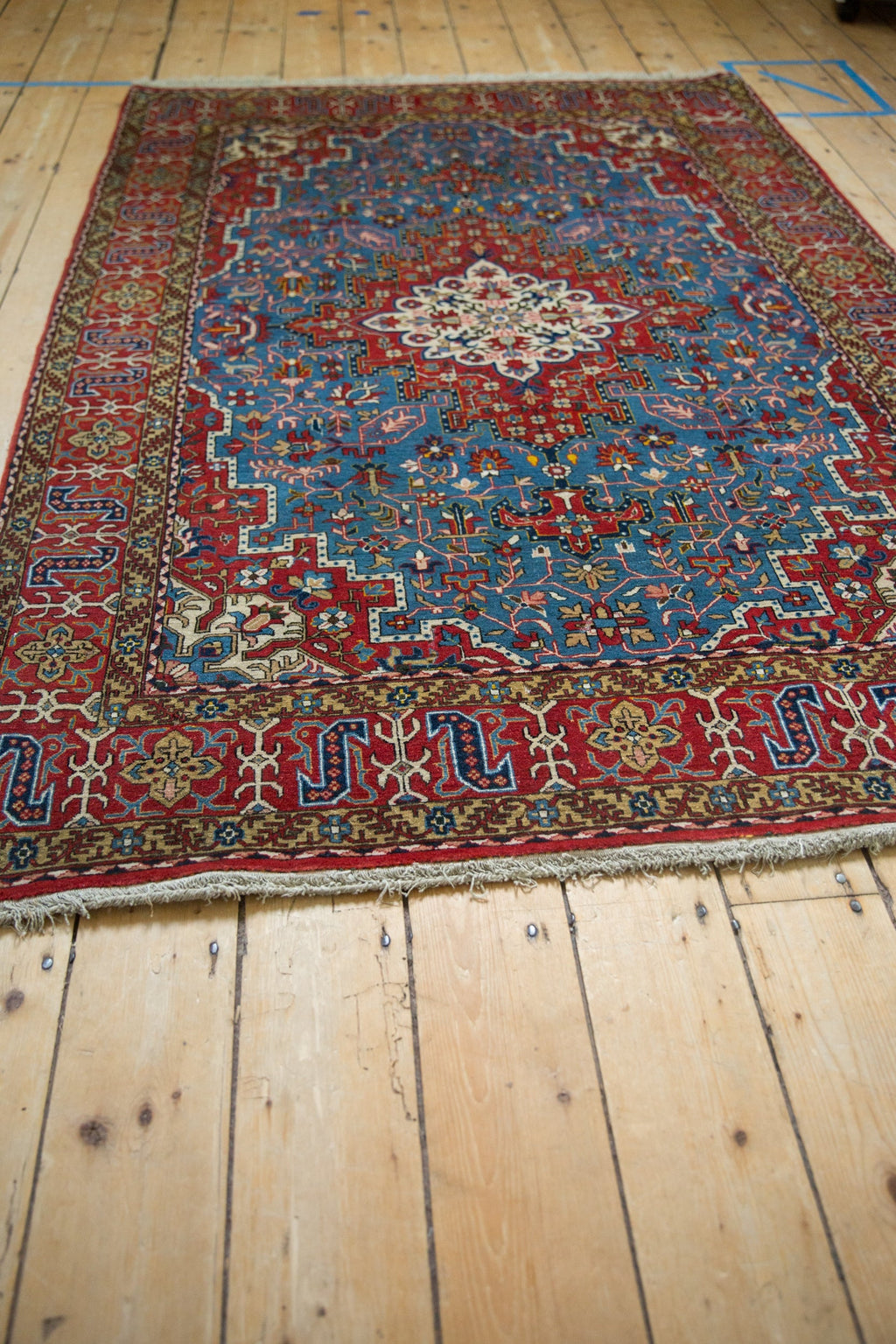 Vintage Persian Qom Rug — 1960s | 4'4" x 6'8"