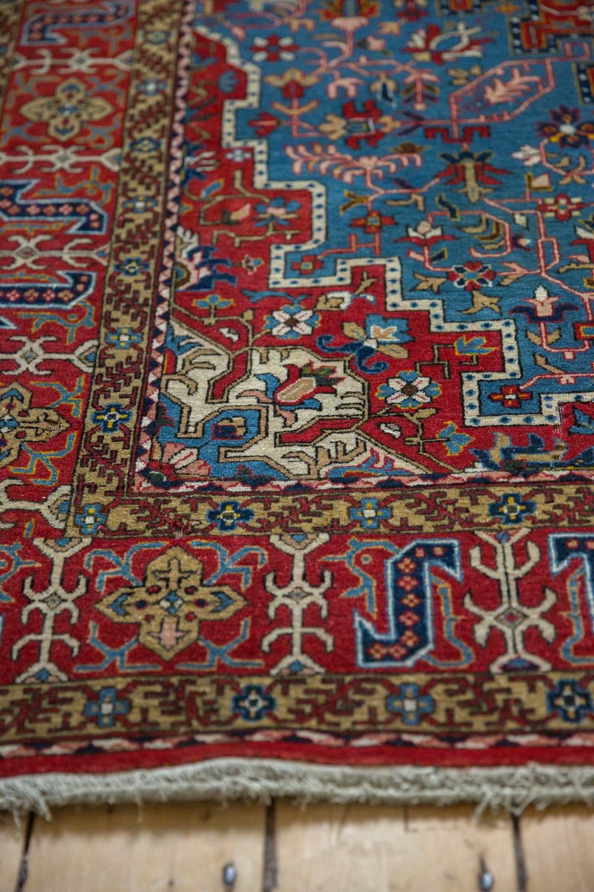 Vintage Persian Qom Rug — 1960s | 4'4" x 6'8"