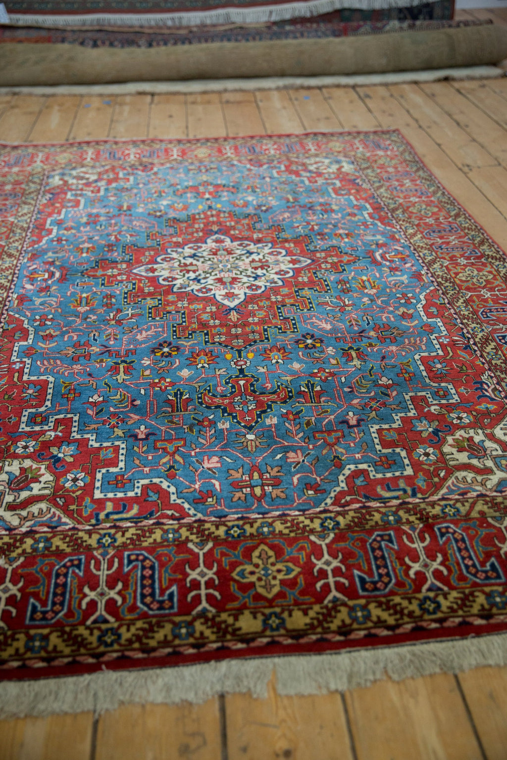 Vintage Persian Qom Rug — 1960s | 4'4" x 6'8"