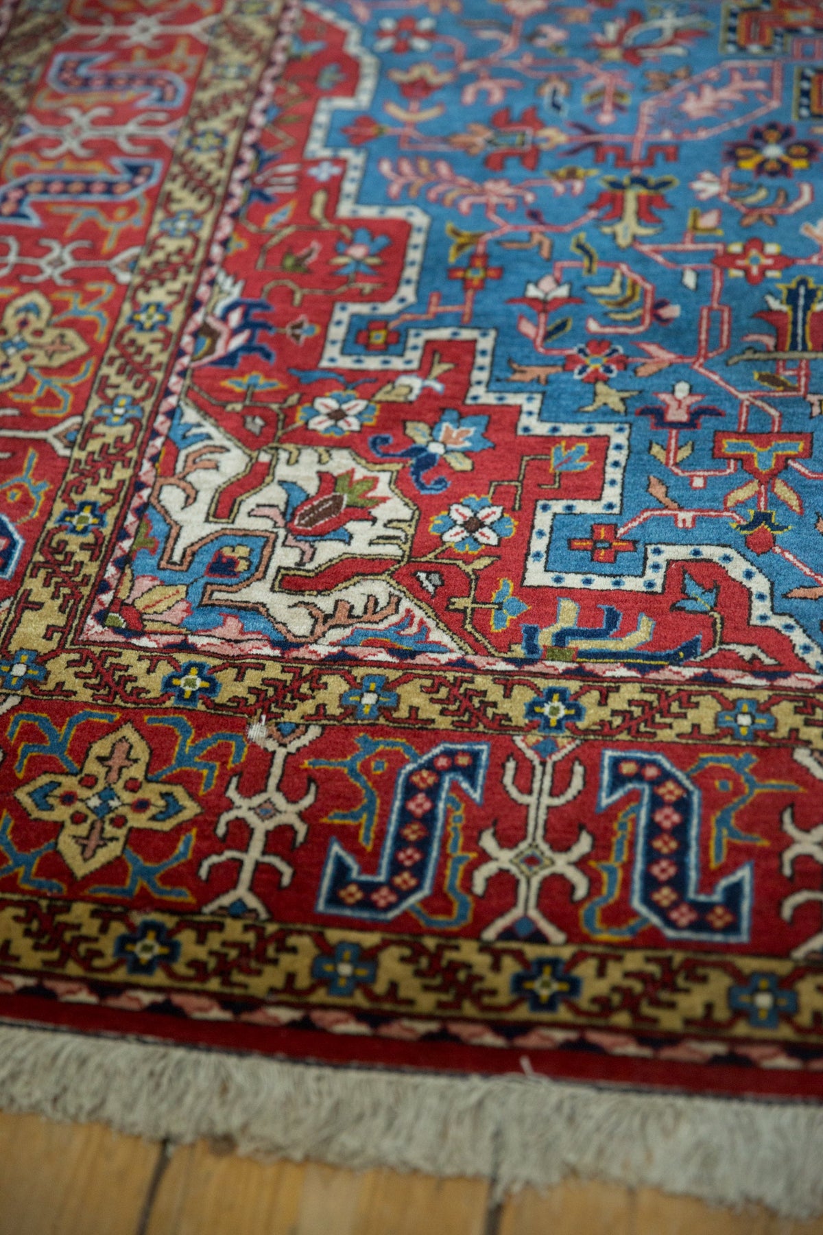 Vintage Persian Qom Rug — 1960s | 4'4" x 6'8"