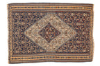 Antique Persian Senneh Kilim — 1920s | 3'8" x 5'1"
