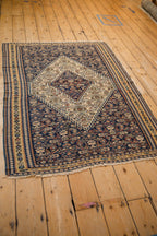 Antique Persian Senneh Kilim — 1920s | 3'8" x 5'1"