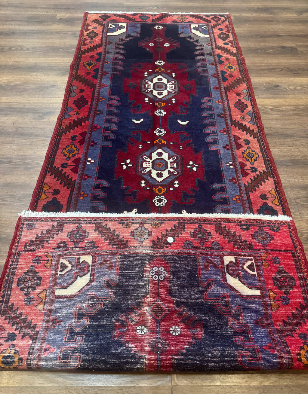 Vintage Persian Karajeh Runner — 1950s | 3'6" x 9'5"