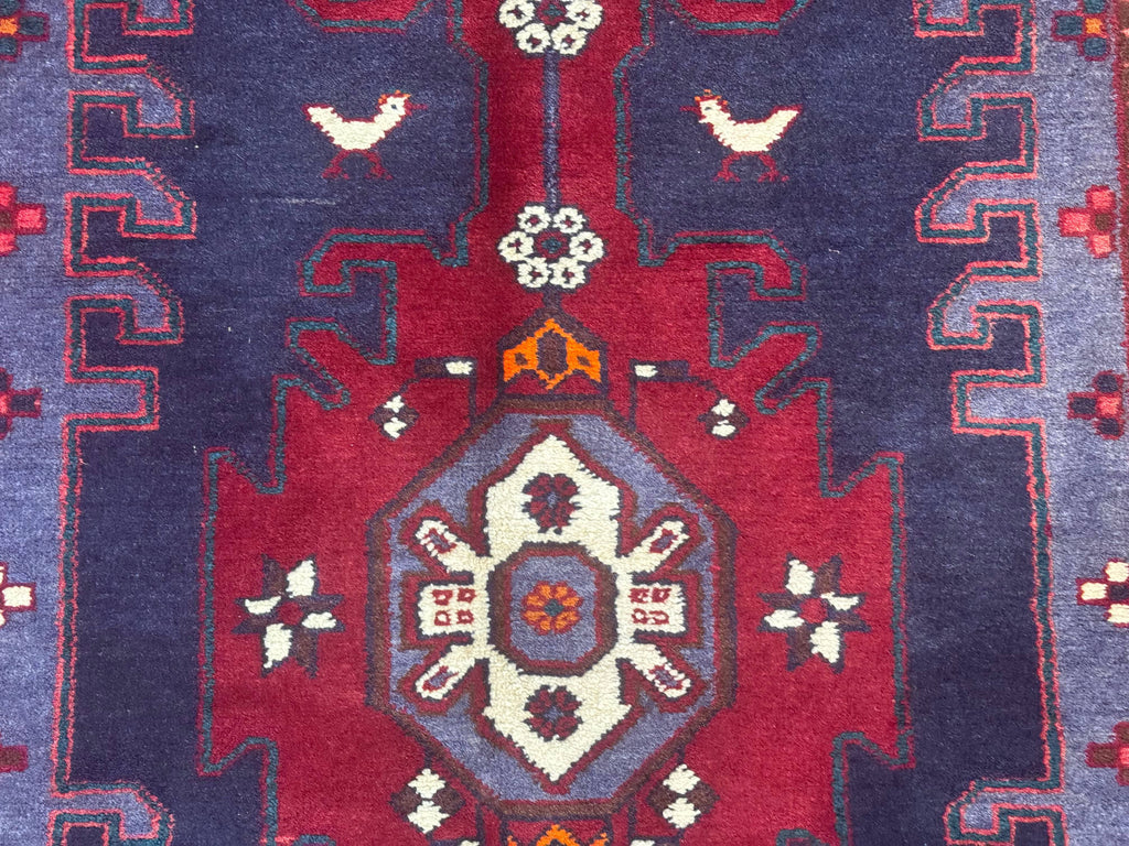 Vintage Persian Karajeh Runner — 1950s | 3'6" x 9'5"