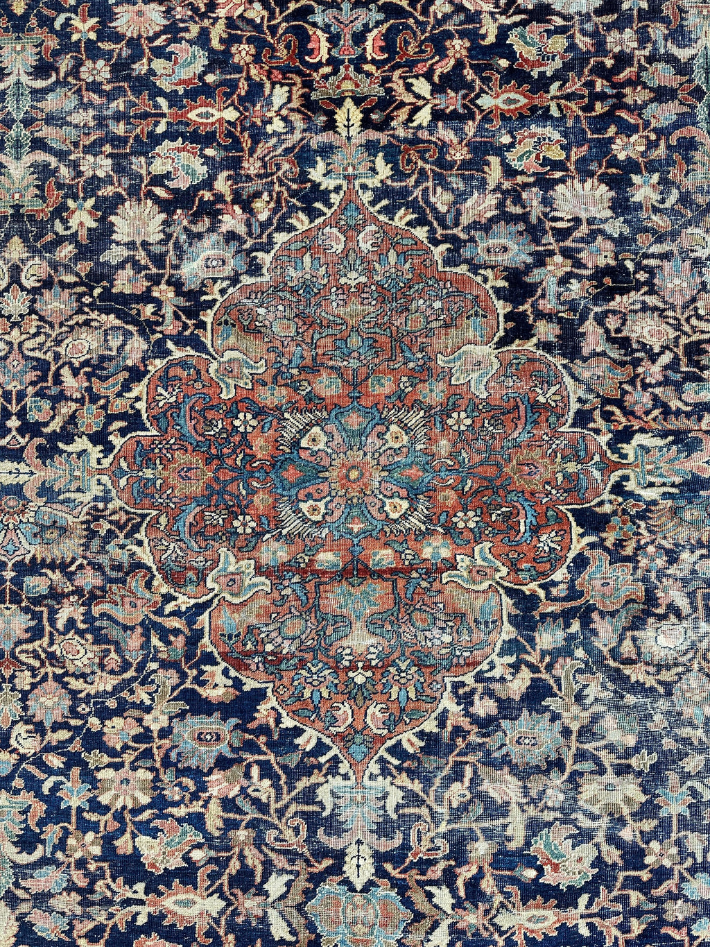 Antique Persian Mahal Rug — Circa 1900 | 8'3" x 12'