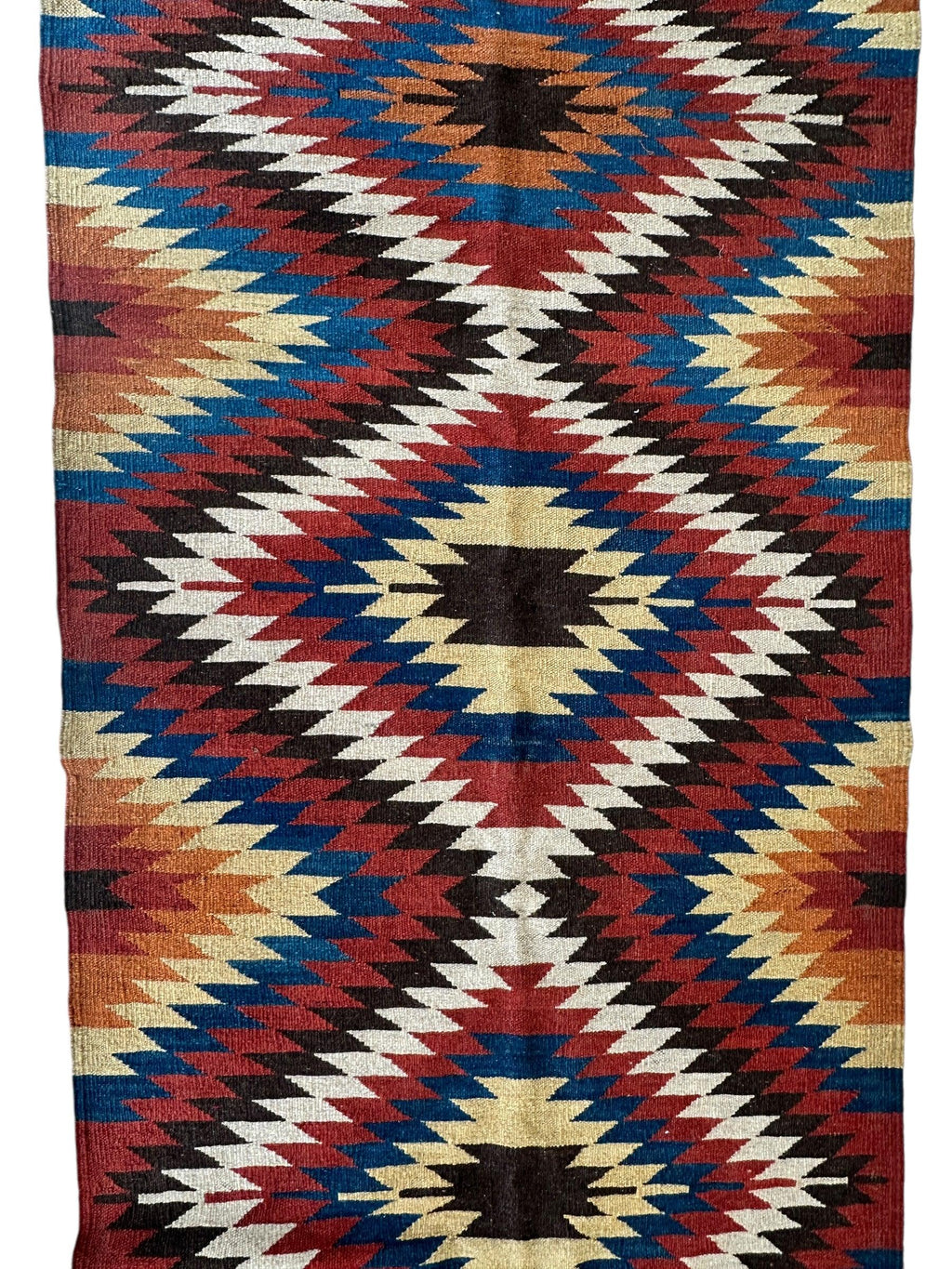 Vintage Afghan Kilim Runner — 2'8" x 12'4"