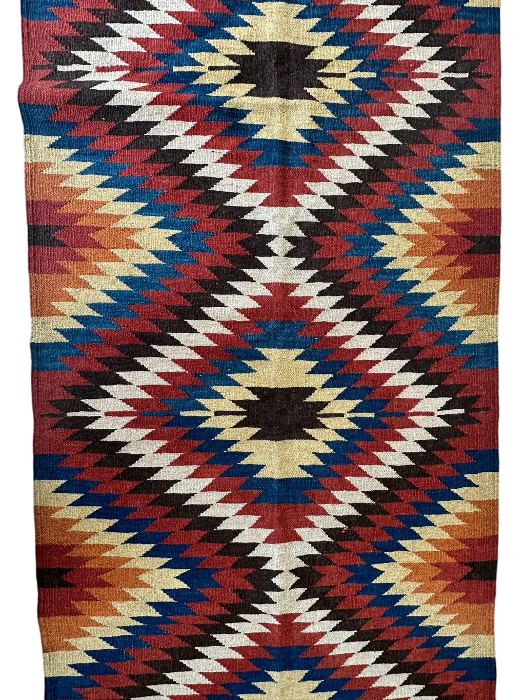 Vintage Afghan Kilim Runner — 2'8" x 12'4"