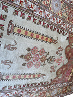 Vintage Turkish Kayseri Silk Rug — 1980s | 2'2" x 3'