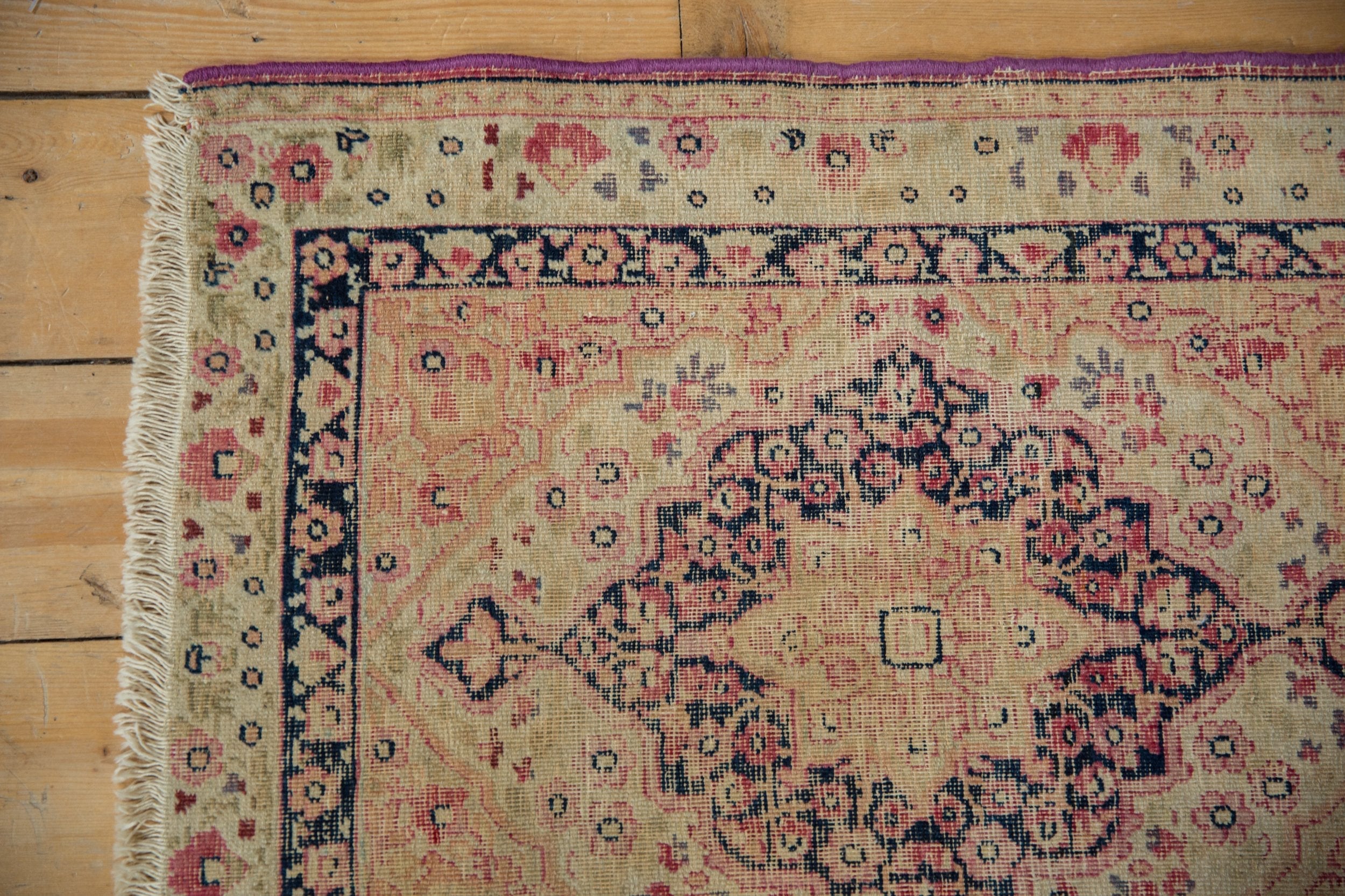 Antique Persian Kerman Rug Mat — 1910s | 2' x 2'5"