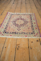 Antique Persian Kerman Rug Mat — 1910s | 2' x 2'5"