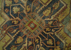 New Indian Heriz Serapi-Style Carpet — Bhadohi | 7'11" x 9'9"