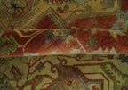 New Indian Heriz Serapi-Style Carpet — Bhadohi | 7'11" x 9'9"