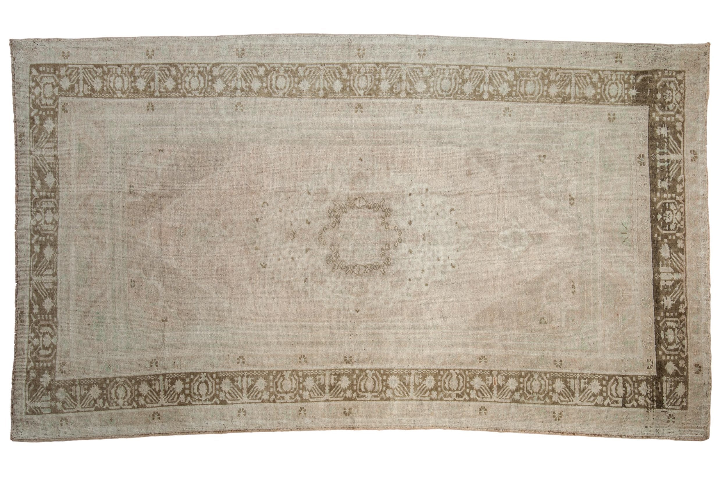 Vintage Turkish Oushak Carpet — 1980s | 5'3" × 9'1"