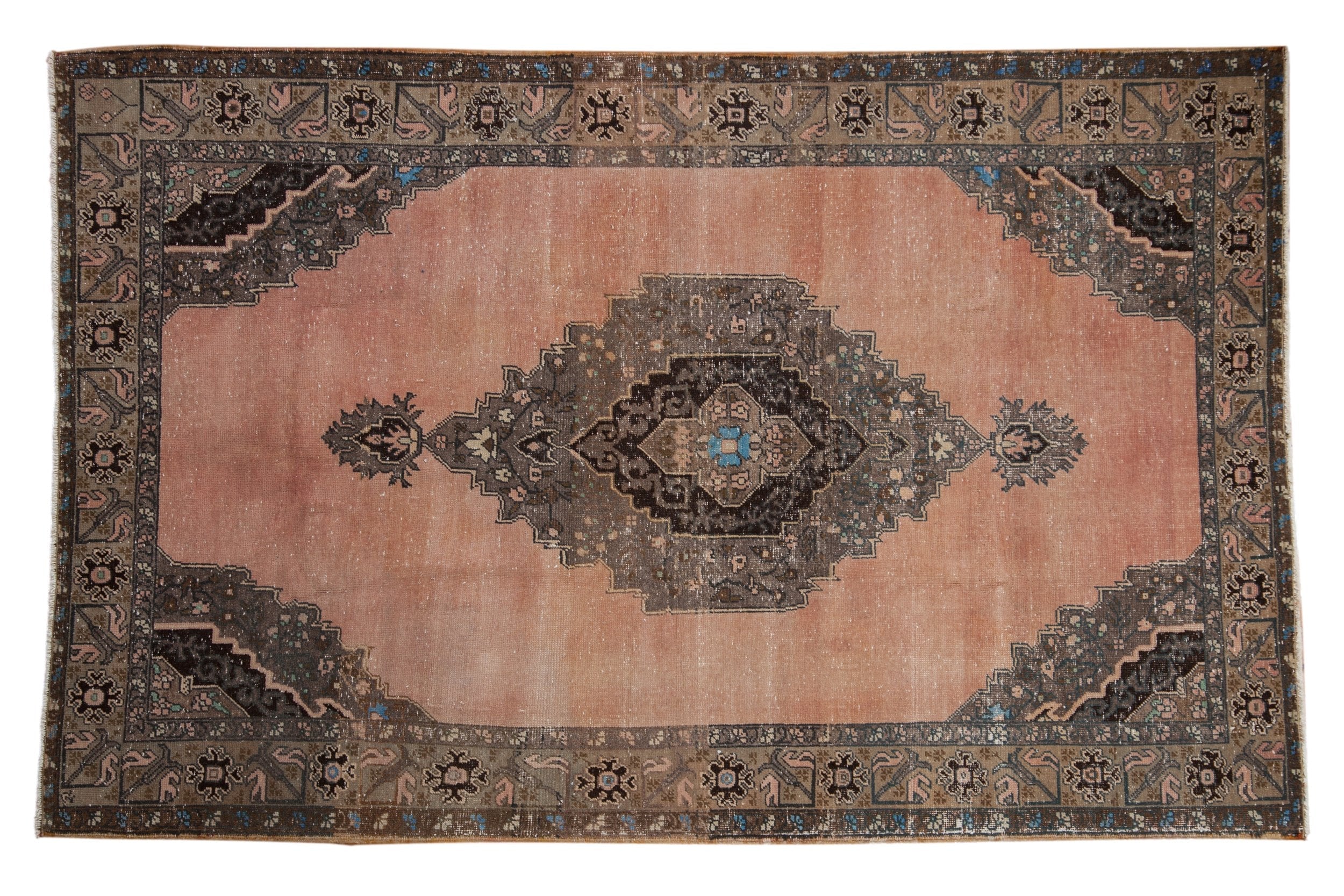 Vintage Turkish Oushak Rug — 1960s | 5' x 7'11"