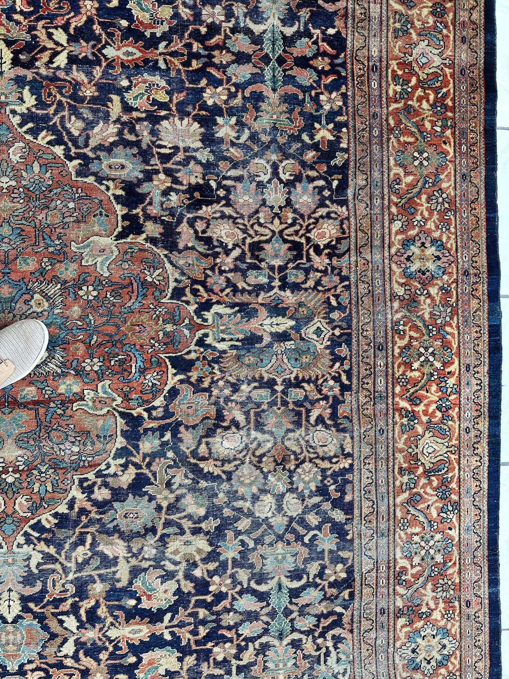 Antique Persian Mahal Rug — Circa 1900 | 8'3" x 12'