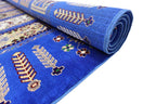New Afghan Bakhtiari-Style Carpet — 6'7" x 9'9"
