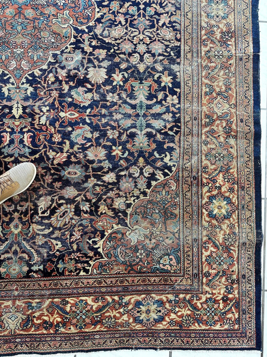 Antique Persian Mahal Rug — Circa 1900 | 8'3" x 12'