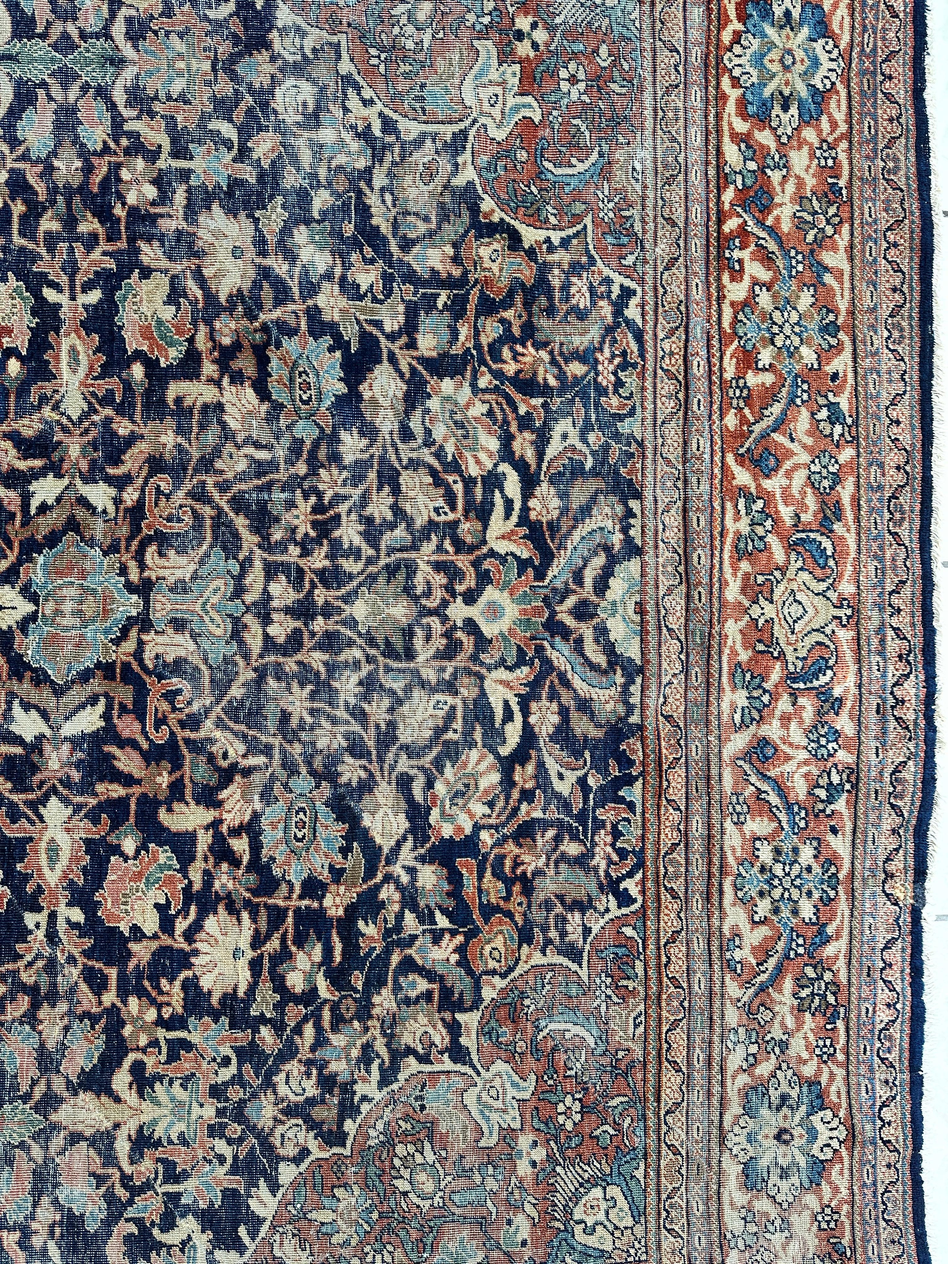 Antique Persian Mahal Rug — Circa 1900 | 8'3" x 12'