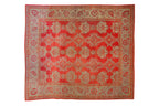 Antique Turkish Oushak Carpet — 1920s | 13'6" × 15'