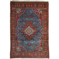 Vintage Persian Qom Rug — 1960s | 4'4" x 6'8"