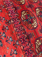 Antique Tekke Turkmen Wedding Rug — 1920s | 3'4" x 4'1"