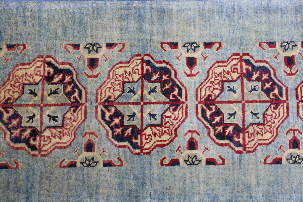 Afghan Kazak Runner — Late 20th Century | 2'1" x 5'7"