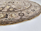 New Afghan Heriz Design Round Rug — 6' Round